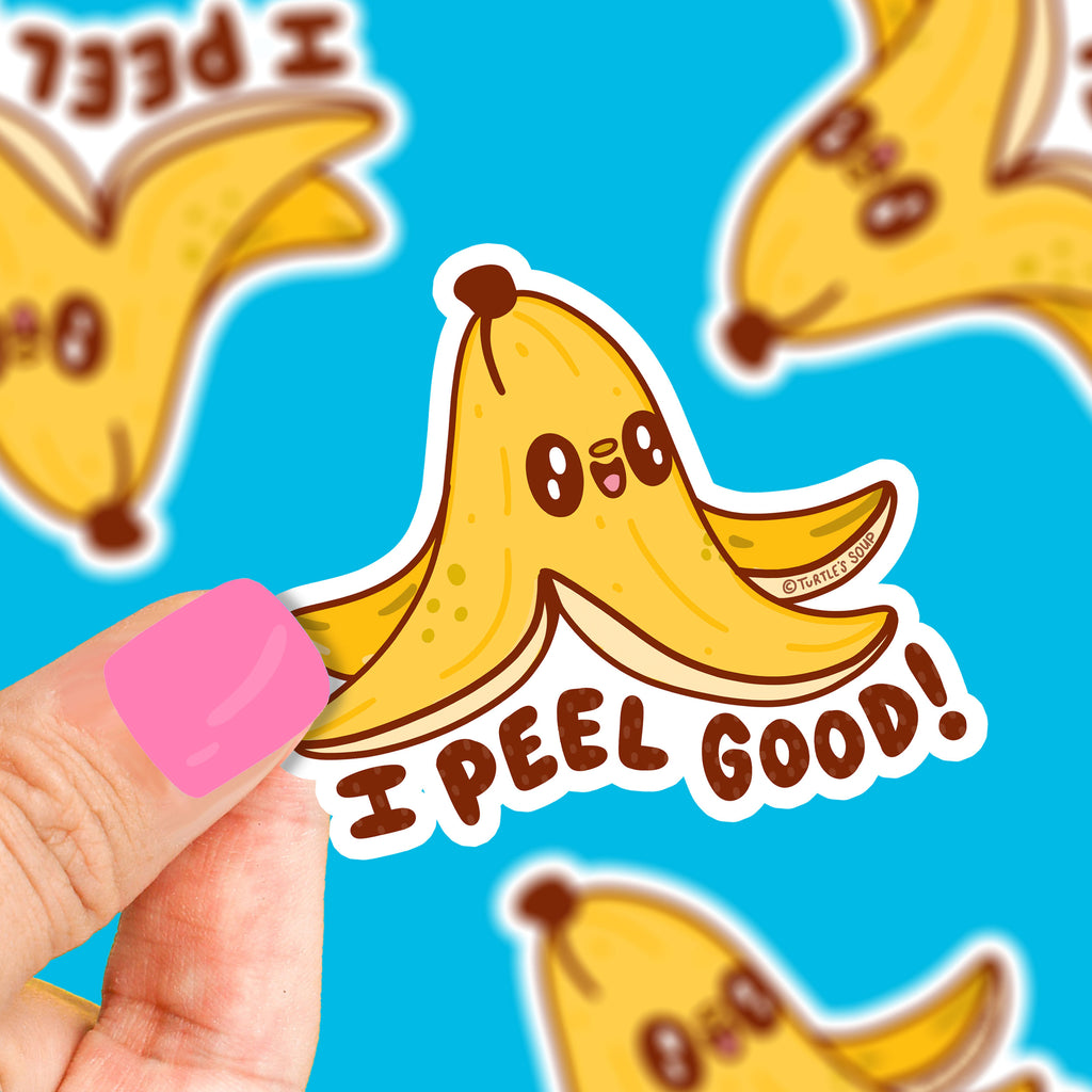 i-peel-good-banana-feel-good-punny-positive-sticker-funny-food-foodies-cute-sticker-art-for-phone-laptop-car