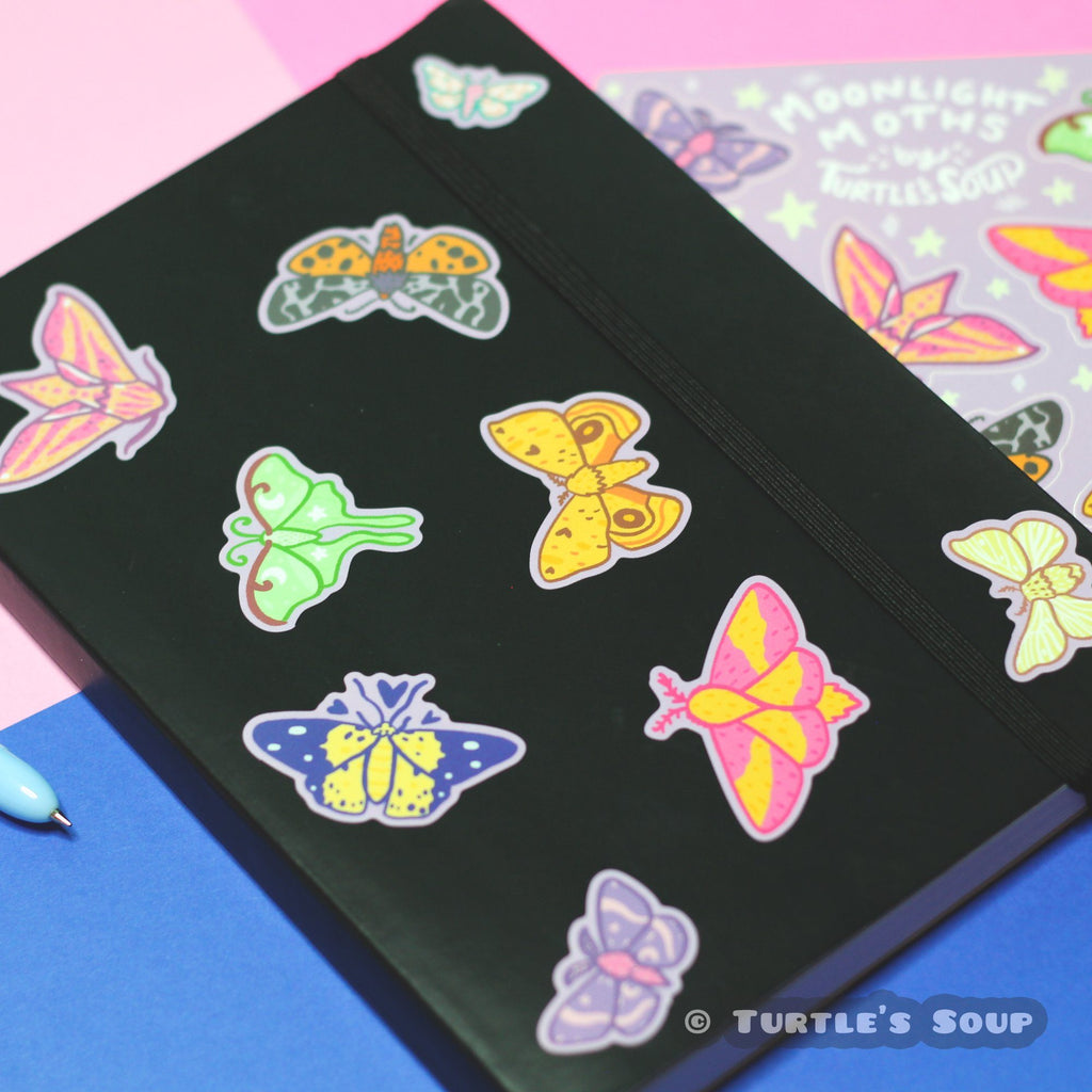 moonlight-moths-sticker-butterflies