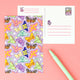 moths,moonlight,adorable,pretty,purple,turtles,soup,stationery,postcard